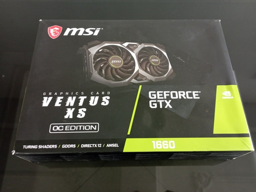 Imagen 4 de 6 de Tarjeta De Vídeo Msi Gtx1660 6gb Ddr5