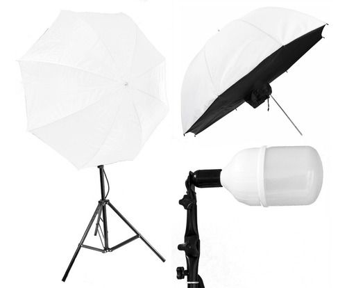 Kit Luz Continua Pie Brolly Rotula Lampara 3600 Lumen+ Envío