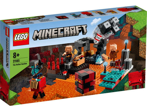 Kit Lego Minecraft El Bastión Del Nether 21185 300 Piezas