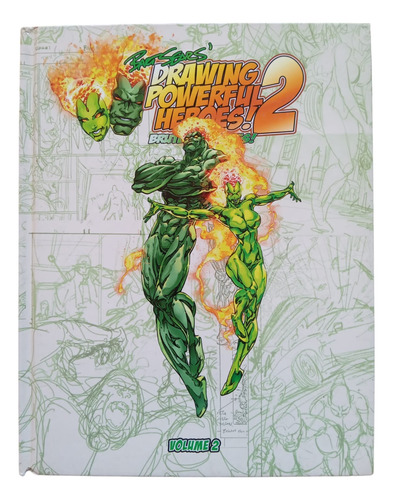 Bart Sears Drawing Powerful Heroes 2 Hardcover Autografiado