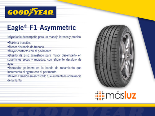 4 Llantas Eagle F1 Asymmetric Goodyear 215/45r18 93v Xl