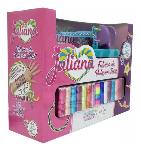 Imagen 2 de 5 de Juliana Fabrica De Pulseras Twist Decora Con Stickers Edu
