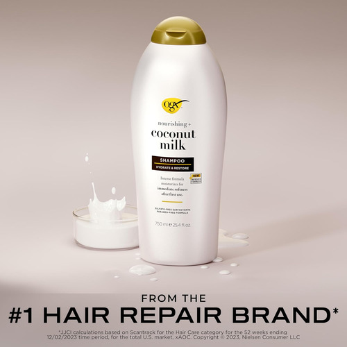 Shampoo & Acondicionador Ogx Coconut Milk 750ml Cada Uno