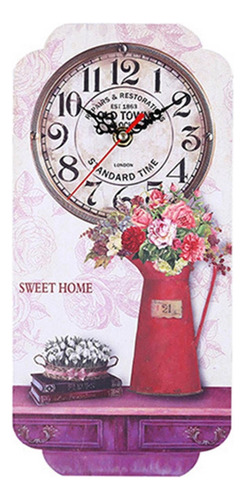 (07 #mold) Relógio De Parede Retrô Para Colgar La Hora Adorn