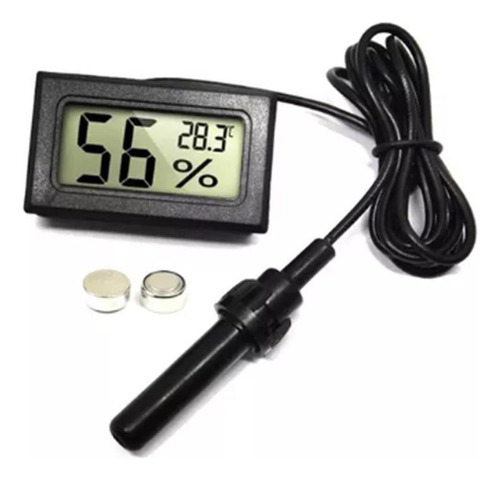 Higrometro Digital Controle Total De Sonda E Temperatura