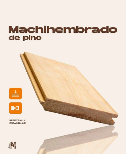 Machihembrado De Pino 12cm Milmaderas
