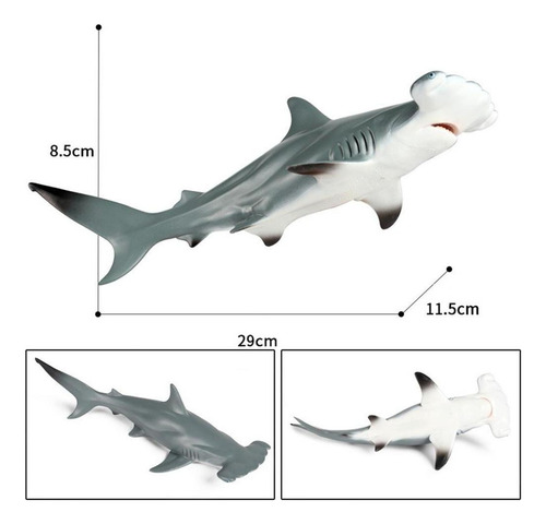 Figura De Acción De Modelo De Estatuilla Tiburon Martillo