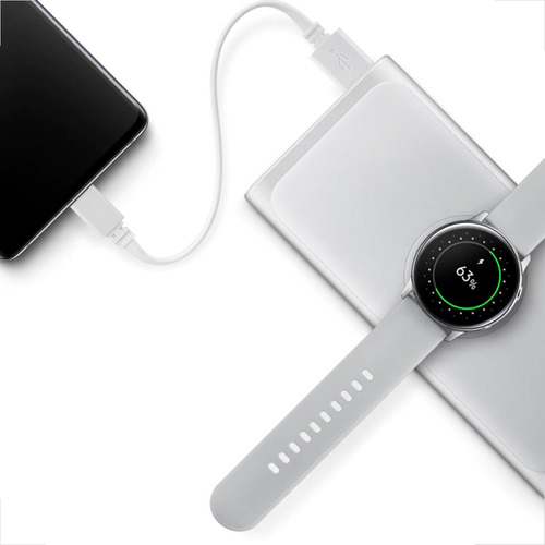 Carregador Turbo Power Bank Portatil Samsung 10000mah Usb-c Cor Prata