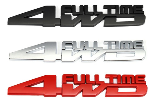 4wd Full Time Car Sticker Insignia Para Toyota Celica Gt4