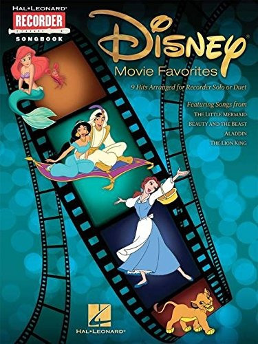 Disney Movie Favorites 9 Hits Arranged For Recorder Solo Or 