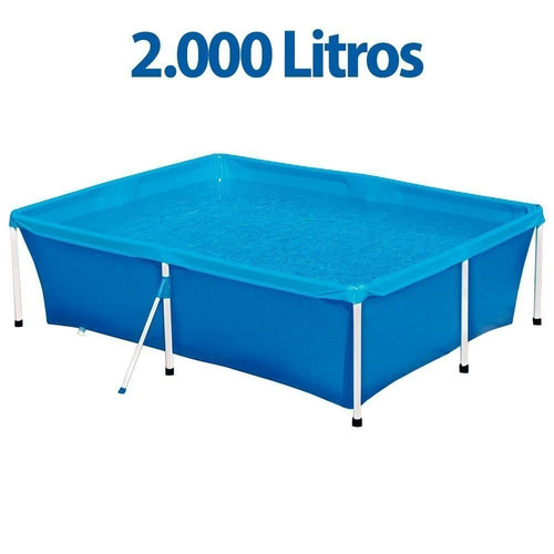 Piscina Infantil 2.000 Litros Mor Lona Pvc 2,11x1,64x0,58m