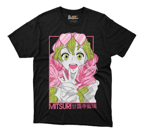 Playera Mitsuri Pilar Del Amor Demon Slayer Kimetsu Anime