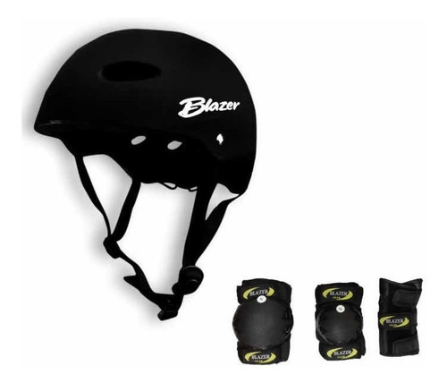 Equipo De Protecciónes Blazer + Casco (niños Y Niñas)