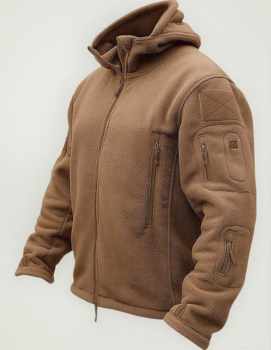 Chamarra Polar Táctica Con Capucha Para Uniforme Militar