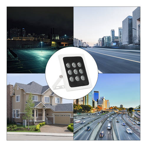 Cctv Dc12v 9 Ir Con Relleno De Infrarrojos Ip66 A Prueba De