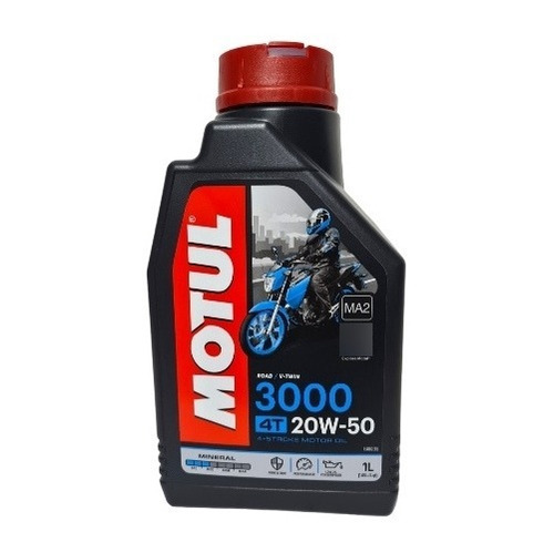 Aceite 4 Tiempos 20w50 Mineral 3000 , Motul