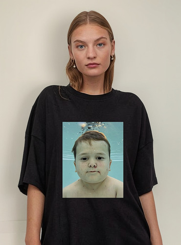 Remera Hasbulla Piscina Personalizada Algodón Unisex