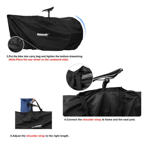 Bolsa De Transporte Para Bicicleta De Viaje, Bicicleta Portá