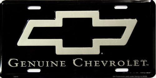 Placa De Licencia Original De Chevrolet