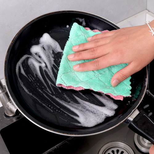 Toallas De Microfibra Para Cocina, Trapos De Limpieza Dobles