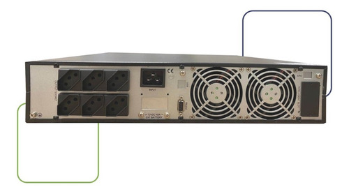 Nobreak Rack Jbr 3kva Senoidal Entrada 220v Saída 220v