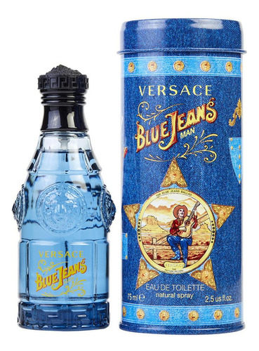 Perfume Blue Jeans Eau De Toilette Masculino 75ml - Versace