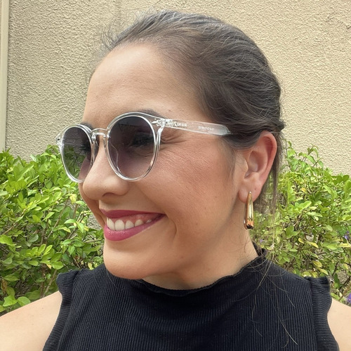 Óculos Baixa Pace Fusion Transparente Com Preto Degradê