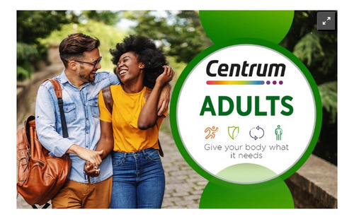 Centrum Adulto Multivitamínico, 425 Tabletas, Sabor Sin Sabor