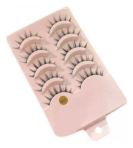 2 Kit De 10 Pares De Pestañas Postizas Para Ojos 2 Piezas