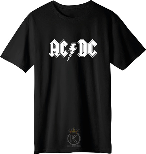 Polera Grande 2xl 3x 4xl Acdc  - 100%algodón - Estampaking