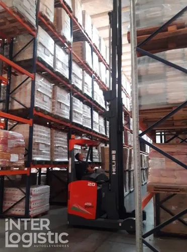 Apilador Elevador Eléctrico Retractil Heli 2000 Kg Nuevo 0km
