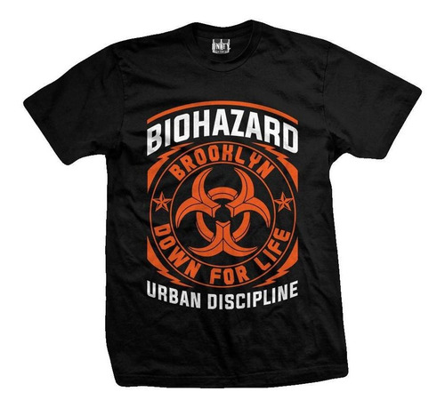 Imagen 1 de 2 de Remera Biohazard Down For Life