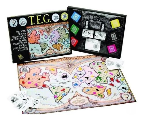 Teg Juego De Mesa Original Plan Tactico Estrategico Guerra