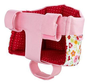 Haba Soft Doll's Bike Seat Flower Meadow - Attaches To H Ssb