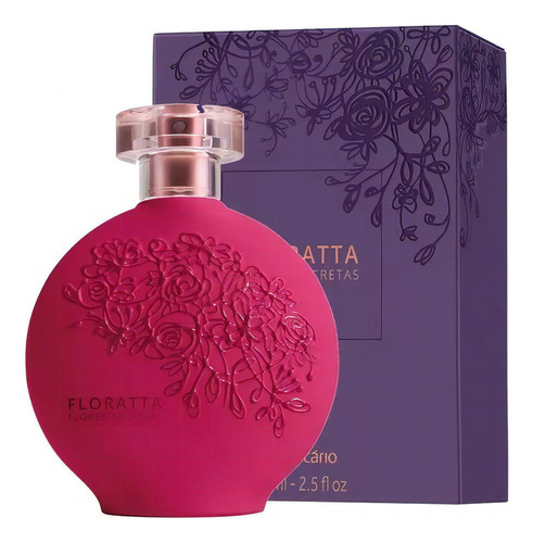 Combo O Boticário Floratta Flores Secretas Deo Colônia 75ml + Loção Refil Hidratante Ameixa + Sabonete Barra Cereja 2un X 80g