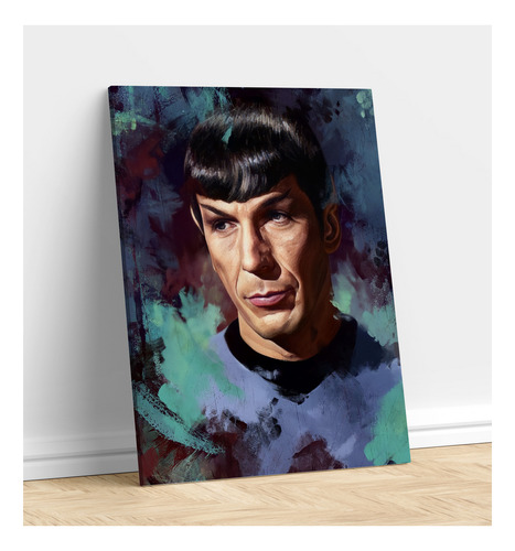 Cuadro Spok Star Trek Decorativo Moderno Pieza Living