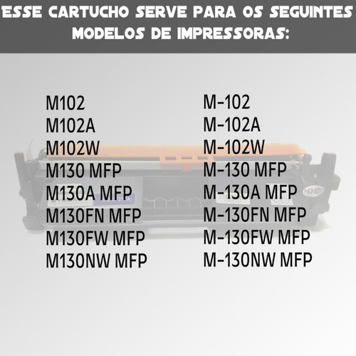 Toner 217a 17a P/ M-130 M-130a M-130fn M-130fw M-130nw Tinta Preto