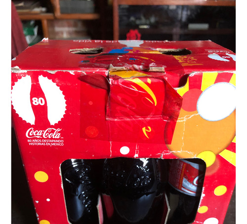 Colección De 5 Botellas De Coca Cola De Los Años 80 (Usado)