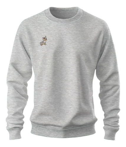 Sudadera Sweater Bordada Pareja Amor Tambor Miss Bunny Bambi
