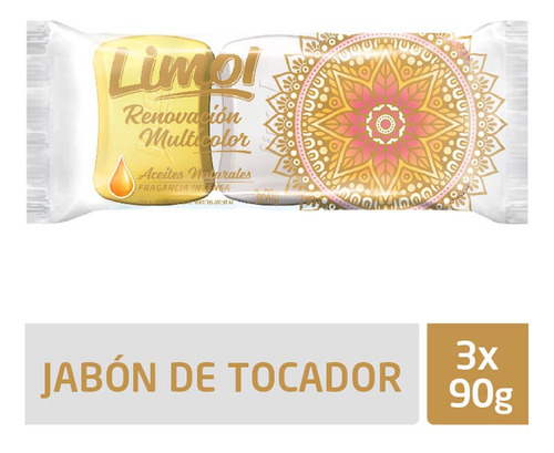 Jabon Tocador  Multivaried 3x90 Gr Limol Jabon De Tocador