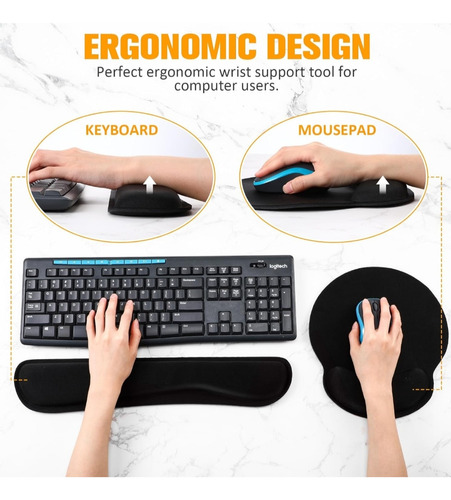 Combo Aoyamuñecas O Almohadillas Para Mouses, Ratón, Teclado