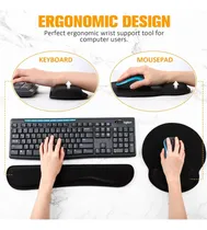 Comprar Combo Aoyamuñecas O Almohadillas Para Mouses, Ratón, Teclado