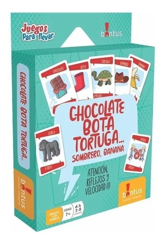 Juego De Mesa Chocolate Bota Tortuga Bontus