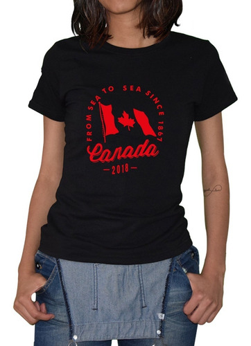 Playera Mujer Canada Mod-1