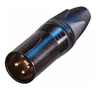 Cable Neutrik Nc3mx-b De 3 Pines M Mt Xlr, Negro Con Contact