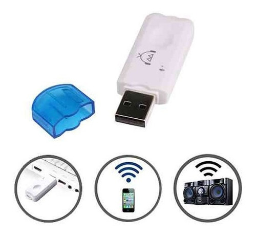 Imagen 5 de 6 de Receptor Transmisor Bluetooth Usb Parlantes Auto / Celular