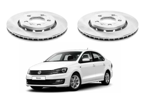 Discos Delanteros Volkswagen Vento 1.6 2014-2021 Cano