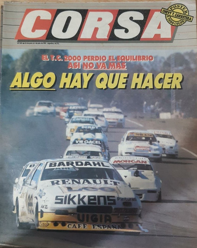 Revista Corsa Parabrisas N1199 Julio 1989 Para Colección