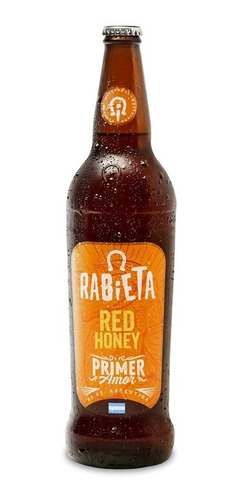 Imagen 1 de 1 de Cerveza Rabieta Red Honey 710cc X1