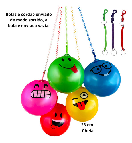 .10 Bolas Grandes De Vinilo Con Cable - Venta Al Por Mayor D